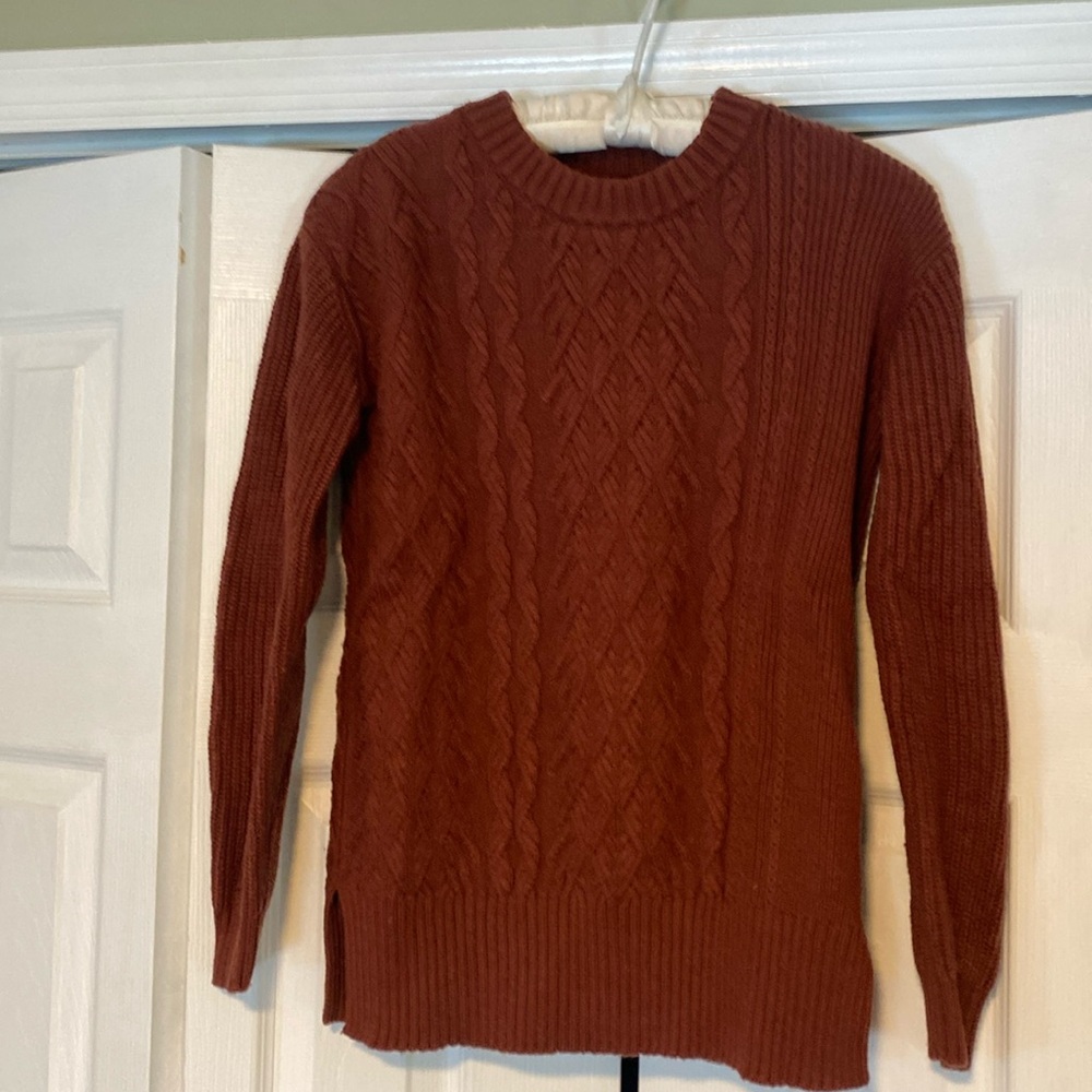 Banana Republic brown long sleeve crew neck sweater like new
